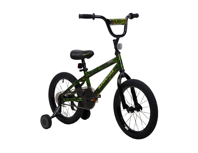 Youth Bike with Hi-Ten Steel Frame, 16-in, Camo O8291