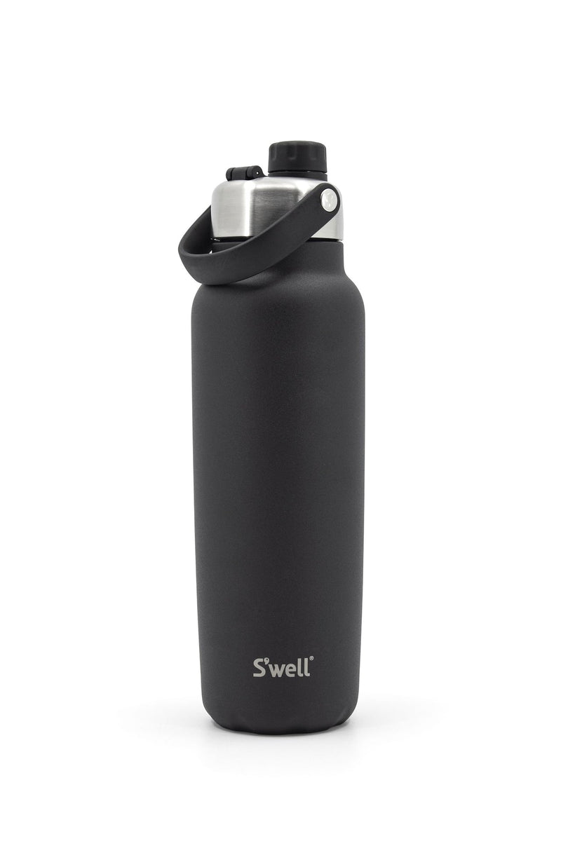 Explorer Insulated Stainless Steel Hydration Bottle, 40-oz, Black, with Chug Lid, BPA Free M1108