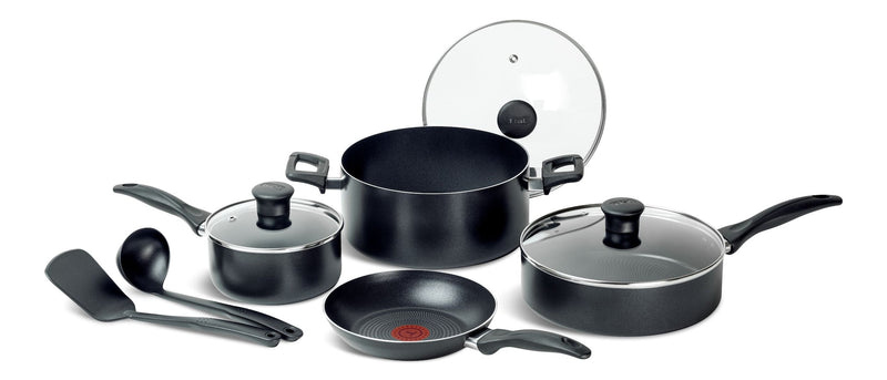 Viva Non-Stick Cookware Set, Black, 9-pc U7459