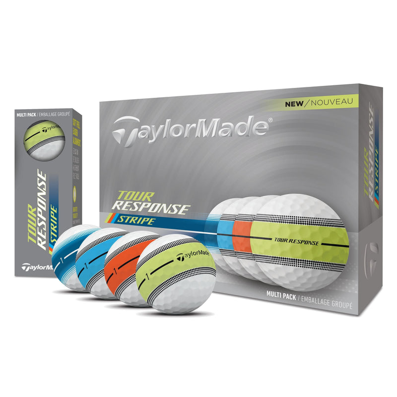 TM25 Tour Response Stripe Golf Balls Multi-Pack, White I3505