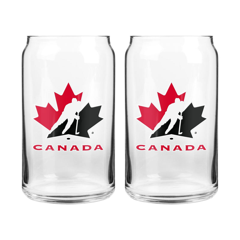 Can Glass Set, Clear, 16-oz, 2-pk C4921