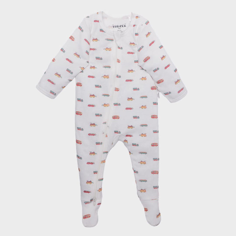 Camping Print Premium Organic Cotton Zippy, Various Sizes G4991