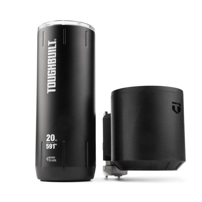 Stainless Steel Tumbler & Holder, 20-oz D8503