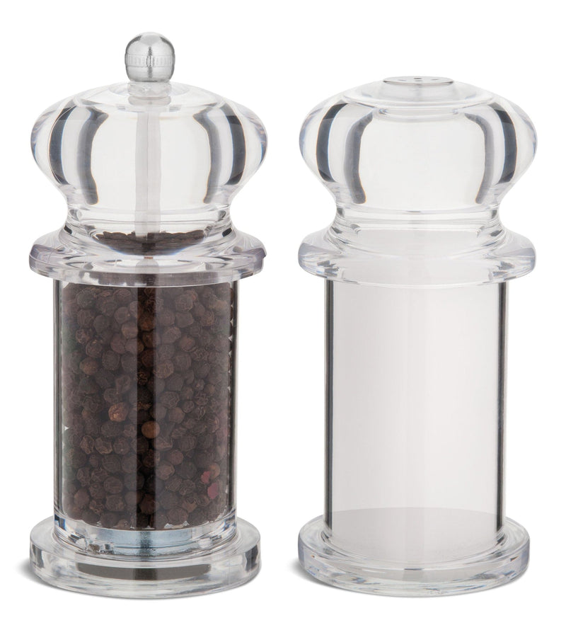 Traditional Pepper Mill & Salt Shaker, 5.5-in S9373