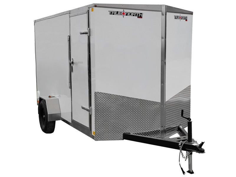 6 x 12-ft Enclosed Utility Trailer with Ramp Door O3875