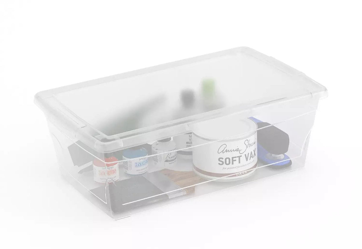 Clarity Transparent Storage Box with Lid, 6-L