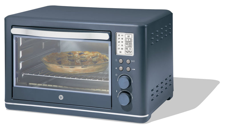 Digital Multi-Functional Air Fryer Toaster Oven with 11 Pre-Set Functions, Bluefin, 6-Slices N6645