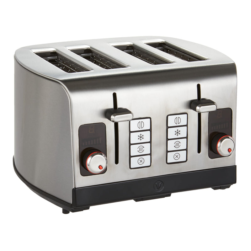 Digital Stainless Steel Toaster, 4-Slice V4845