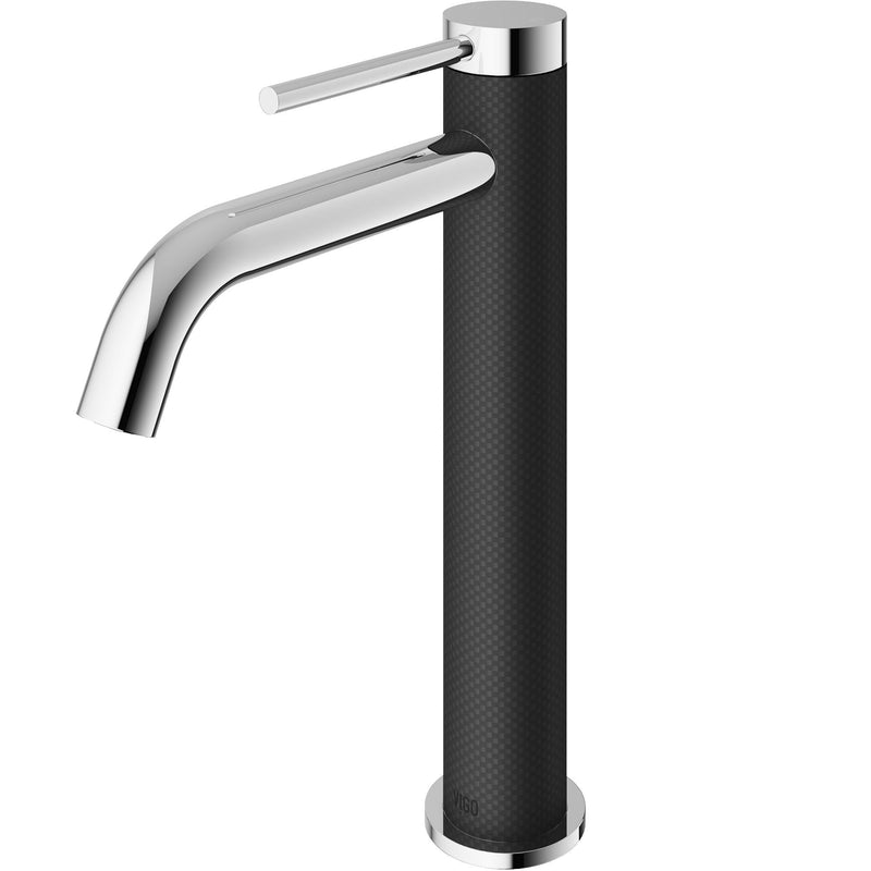 Lexington Single Handle Vessel Sink Bathroom Faucet with cFiber Body, Chrome O2712
