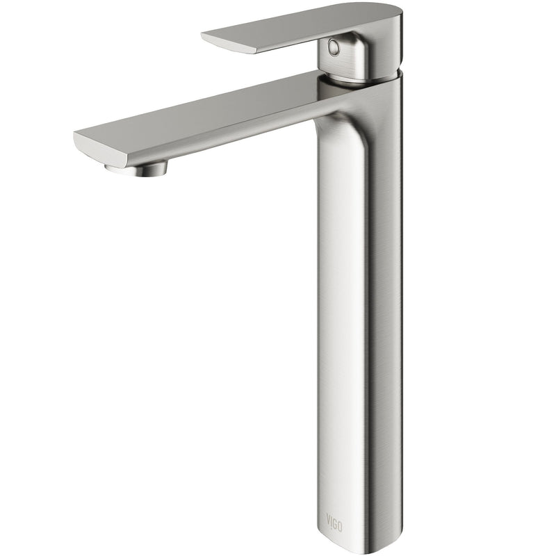 Norfolk Single Handle Vessel Bathroom Sink Faucet, WaterSense Certified, Brushed Nickel G3178