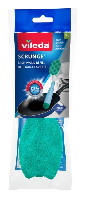 Scrunge Multi-Use Sponge Dishwand Refills, 2-pack X9237