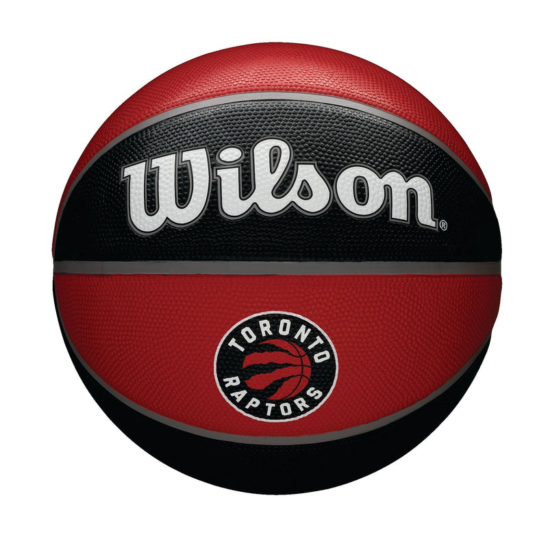 Tribute Outdoor Rubber Basketball, Official Size 7 (29.5-in), Black/Red Q2462