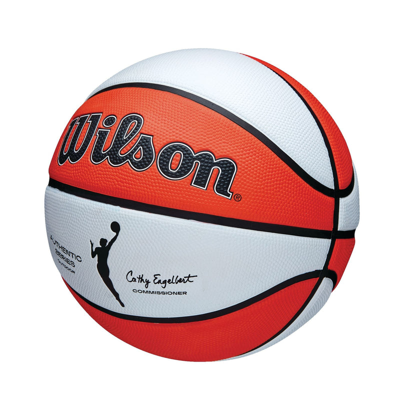 Authentic Series Youth Kids' Outdoor Basketball, Size 6 (28.5-in), Orange/White D6451