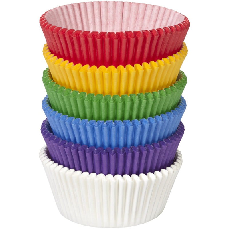 Paper Baking Cups, Rainbow, 2-in, 150-pk O1877
