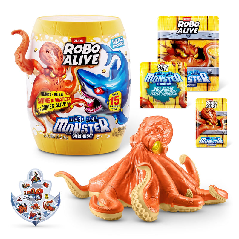 Deep Sea Monster Surprise Unboxing Playset Capsule for Ages 5+ M8679
